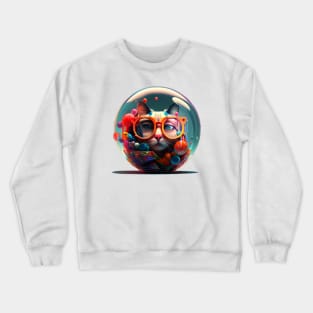 Cat in Candyland Crewneck Sweatshirt